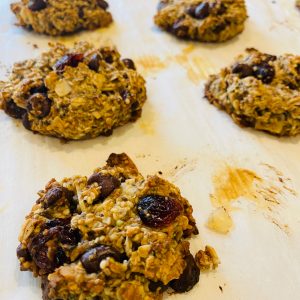 healthy chocolate chip cookies